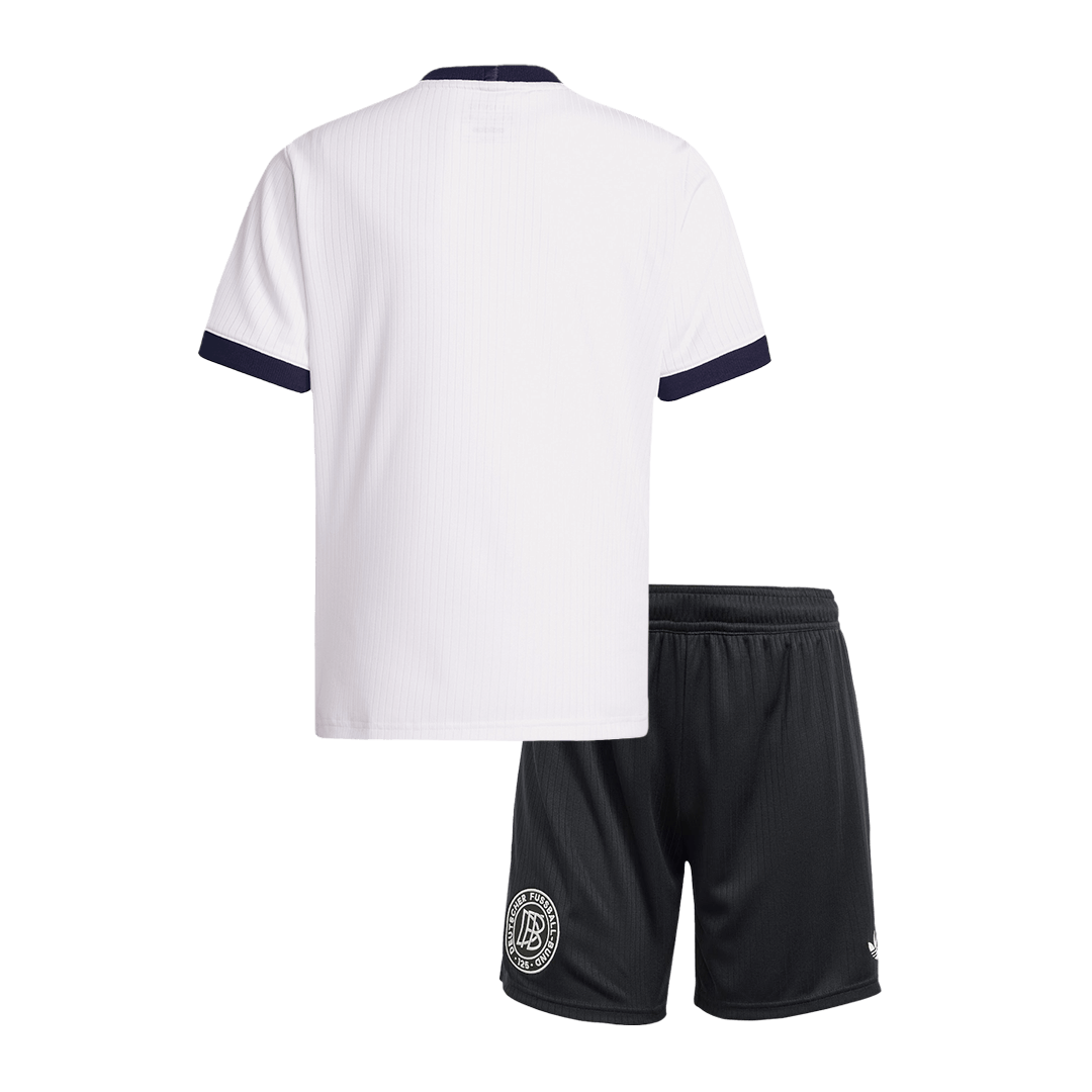 Germany 125th Anniversary Kid's Soccer Jersey Kit (Jersey+Shorts) 2025 White