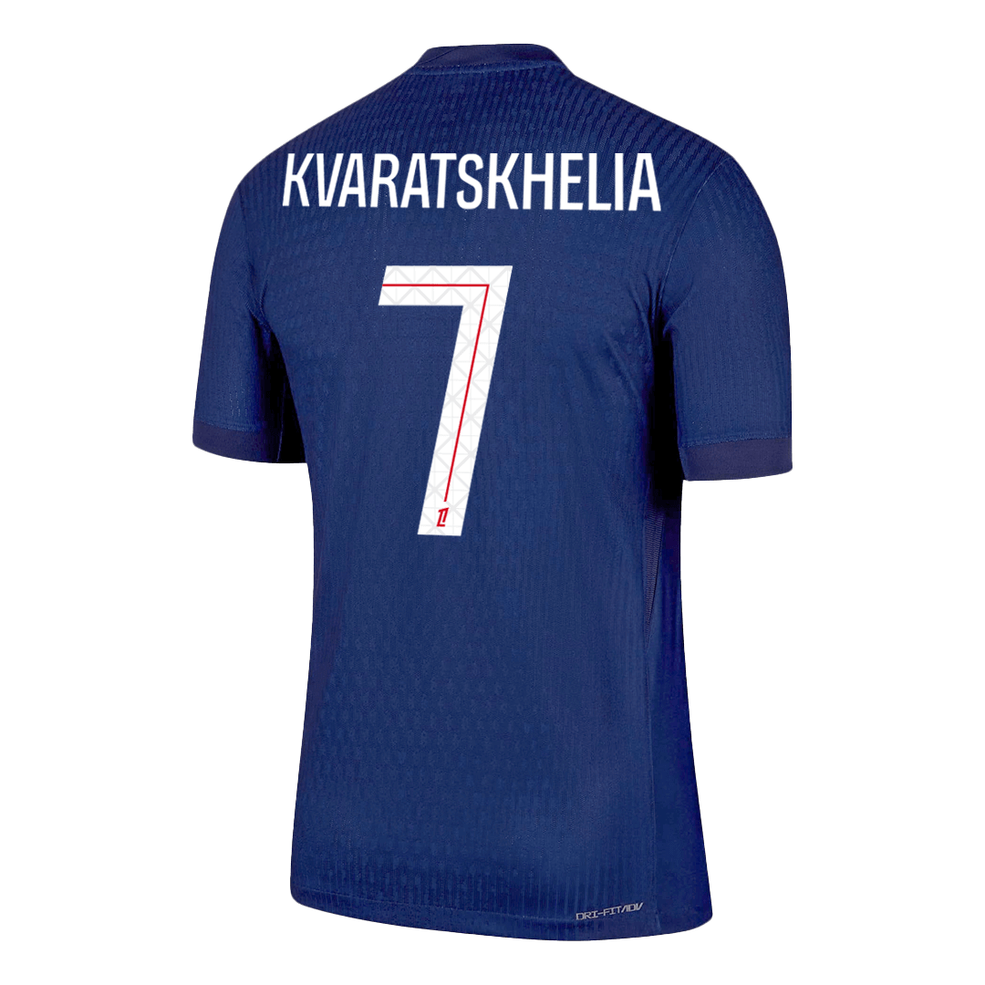 KVARATSKHELIA #7 PSG Home Player Version Soccer Jersey 2025/26