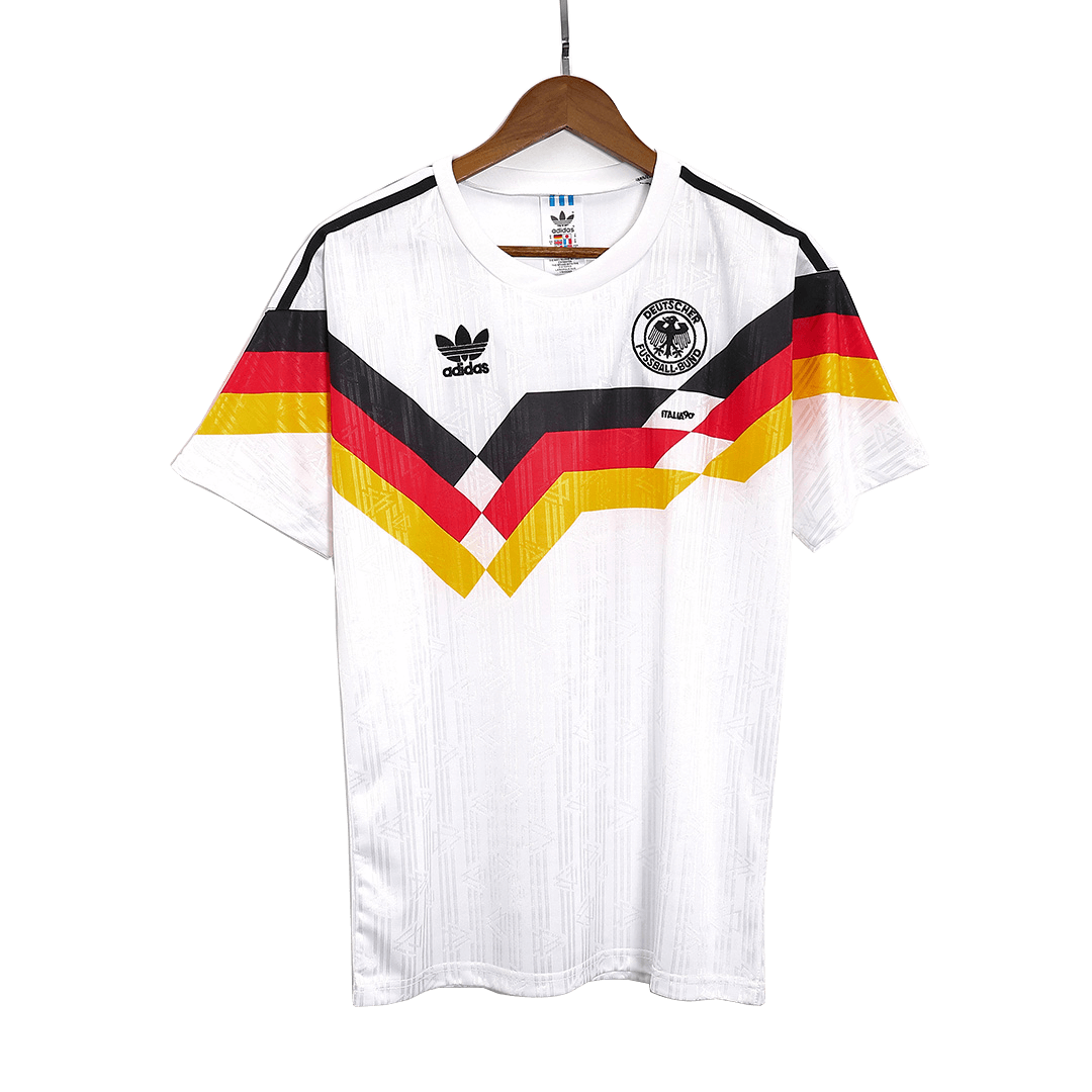 Germany 1990 Home Retro Football Jersey