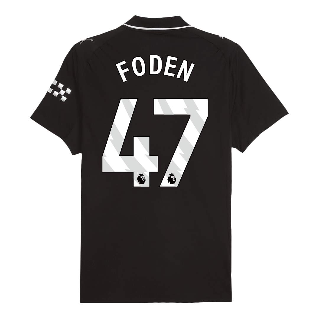 FODEN #47 Manchester City Away Player Version Soccer Jersey 2025/26