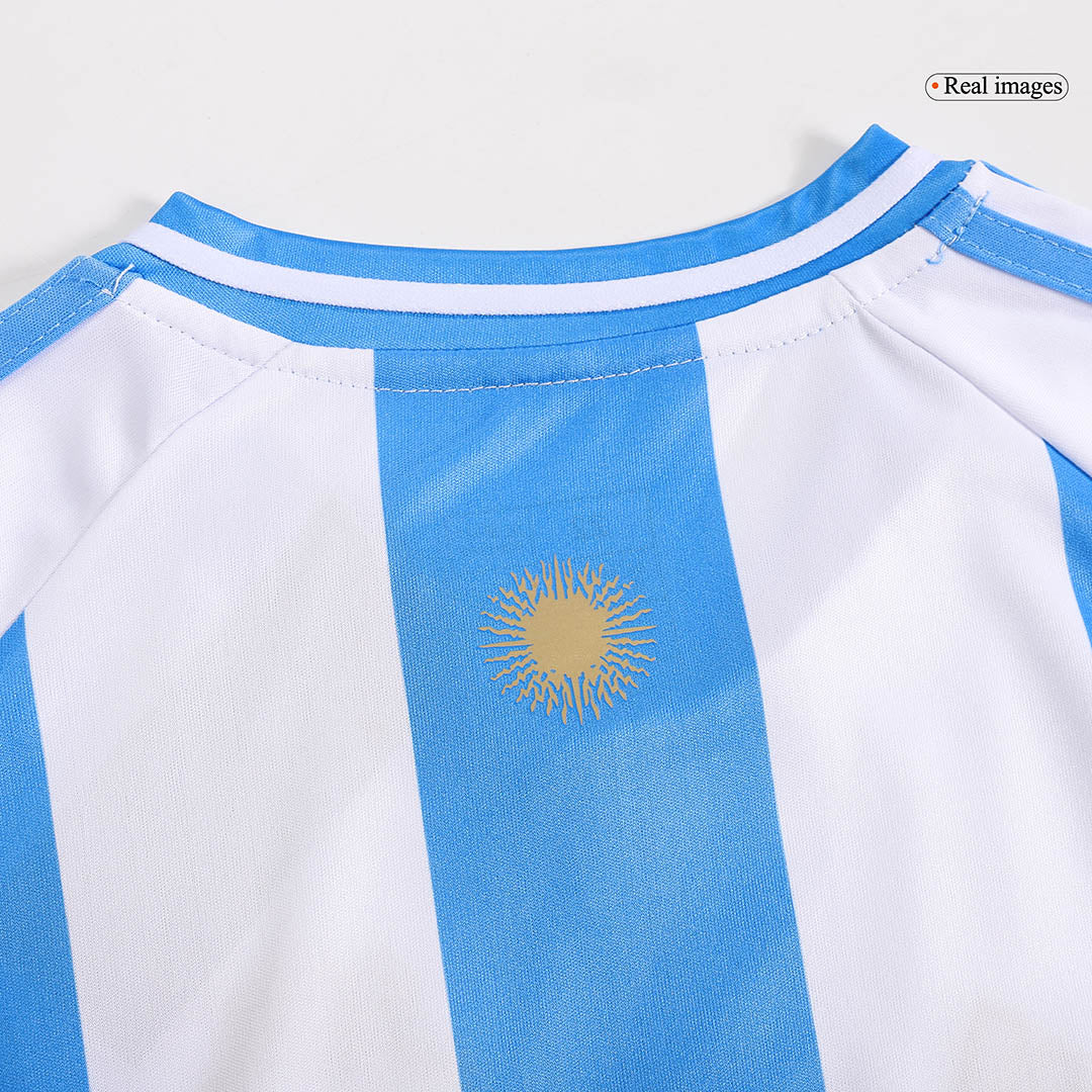 Argentina Kid's Home Football Jersey Kit (Jersey+Shorts+Socks) 2024