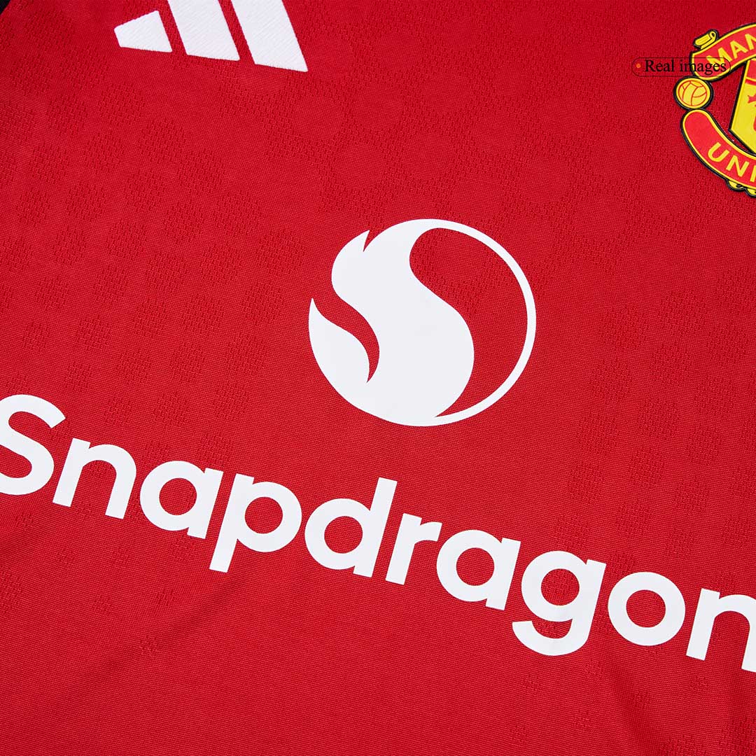 ŠEŠKO #30 Manchester United Home Player Version Soccer Jersey 2025/26