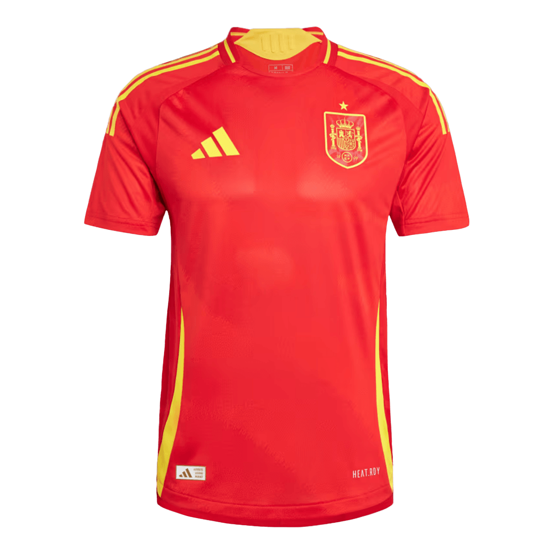 Spain Home Player Version Football Jersey Euro 2024
