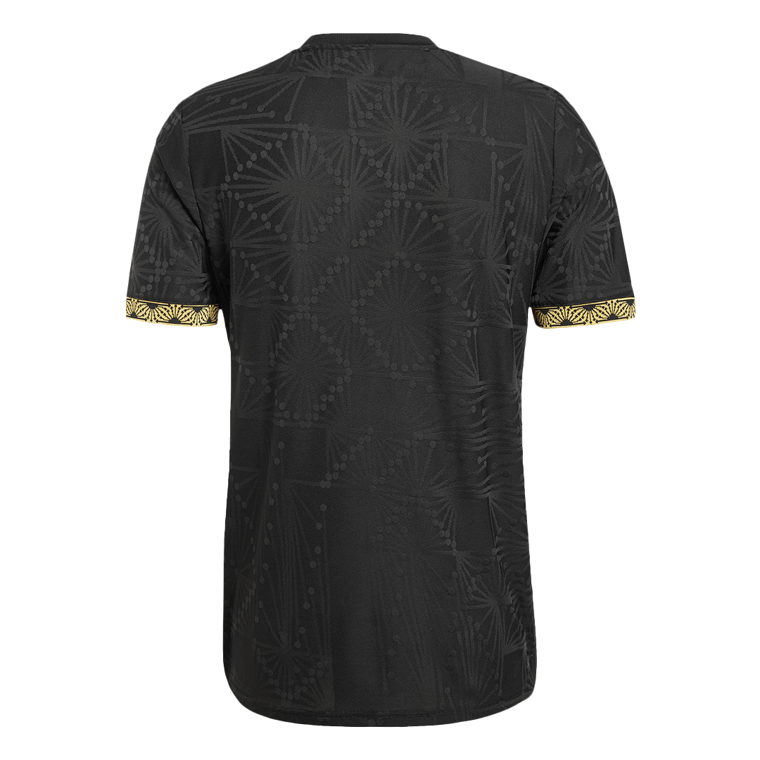 Mexico Third Away Player Version Football Jersey 2025 Black - Gold Cup