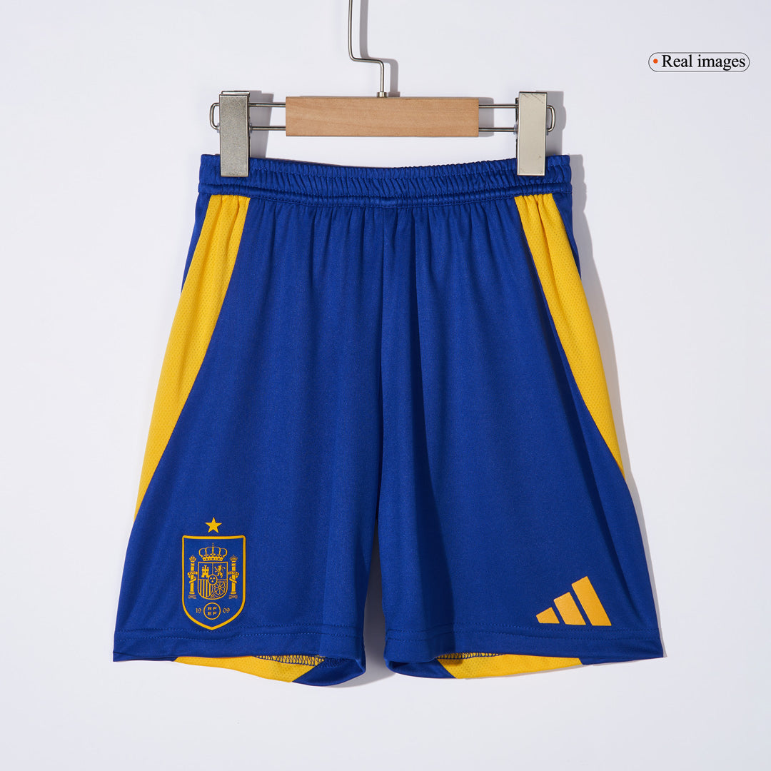 Spain Kid's Home Football Jersey Kit (Jersey+Shorts+Socks) Euro 2024