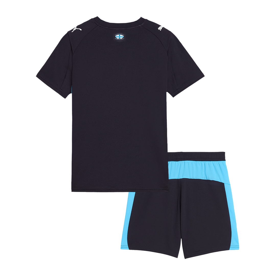Equipación visitante infantil del Marsella - Camiseta + Pantalón corto 2025-26