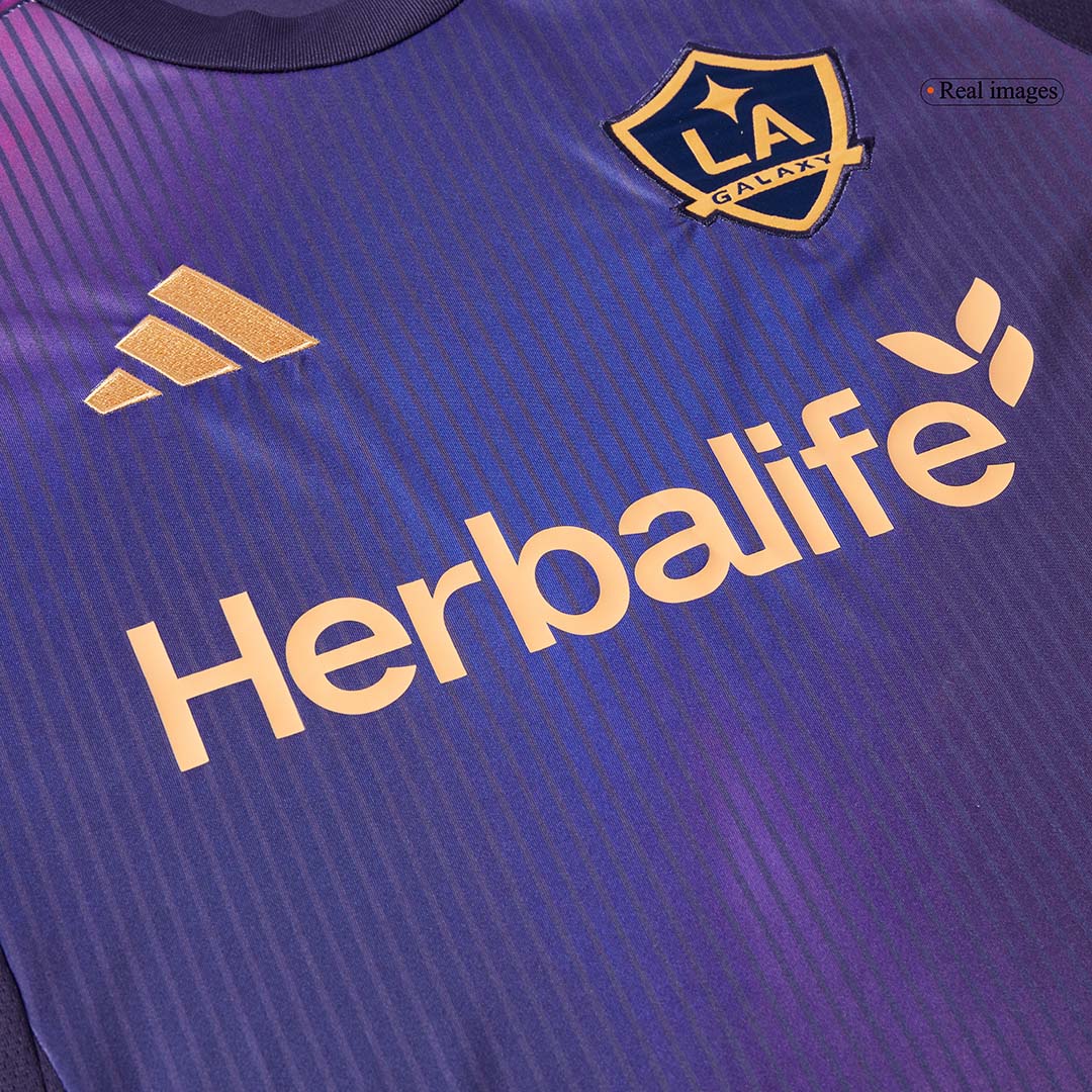 LA Galaxy Away Soccer Jersey 2025 Purple