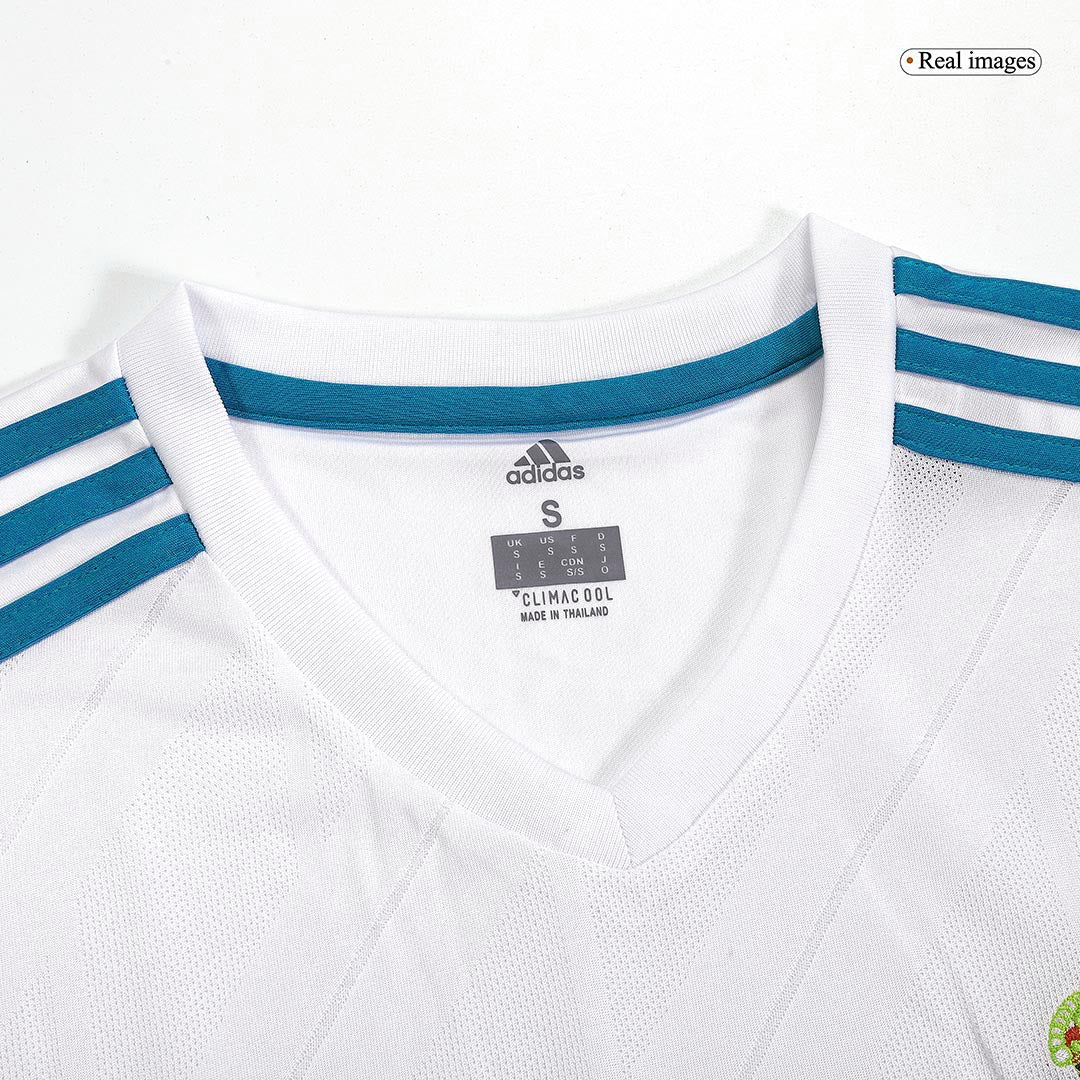 SERGIO RAMOS #4 Retro 2017/18 Real Madrid Home Soccer Jersey