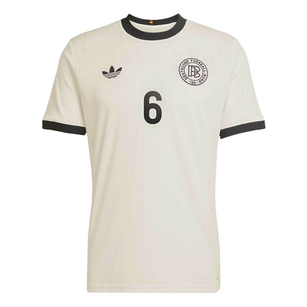 KIMMICH #6 Germany 125th Anniversary Football Jersey 2025 White