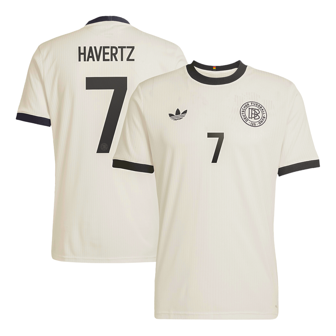 HAVERTZ #7 Germany 125th Anniversary Football Jersey 2025 White