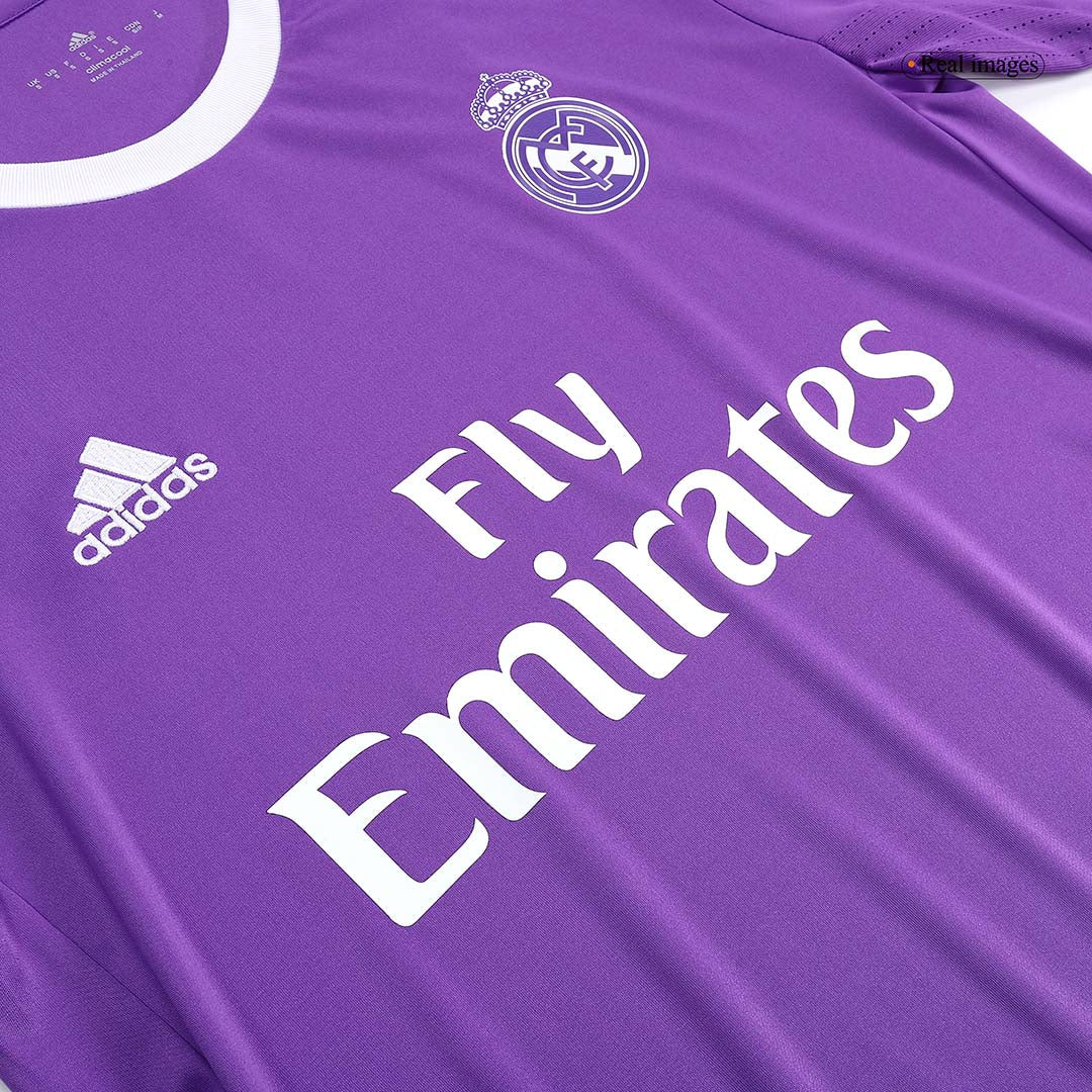 Real Madrid 2016/17 Away Long Sleeve Retro Soccer Jersey