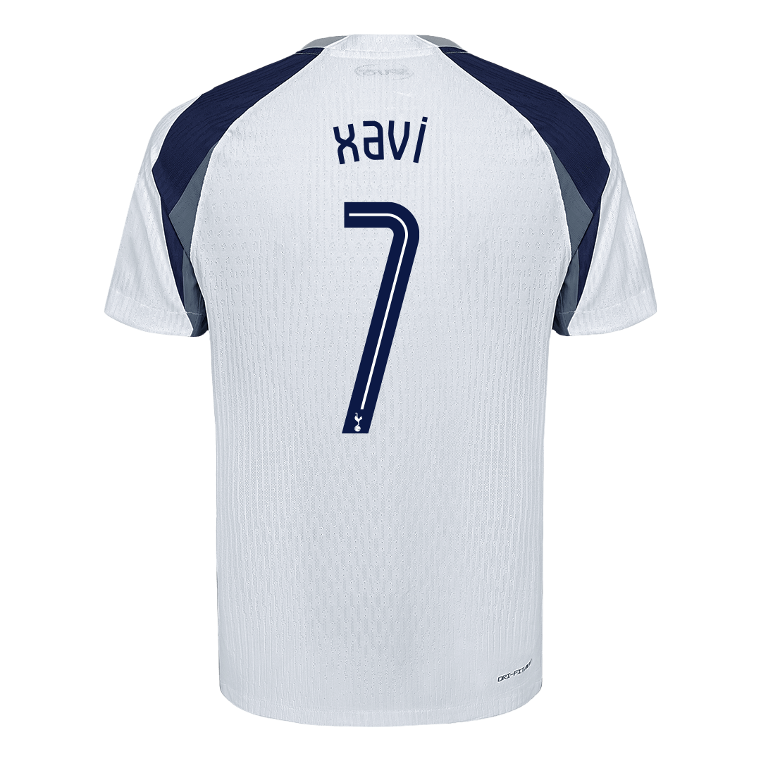 XAVI #7 Tottenham Hotspur Home Player Version Soccer Jersey 2025/26 - UCL