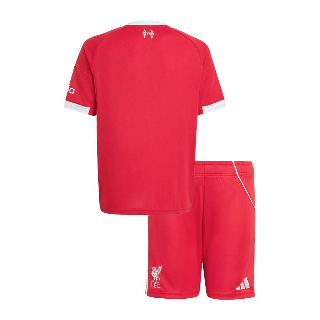 Kid's Liverpool Home Kit - Jersey+Shorts 2025/26