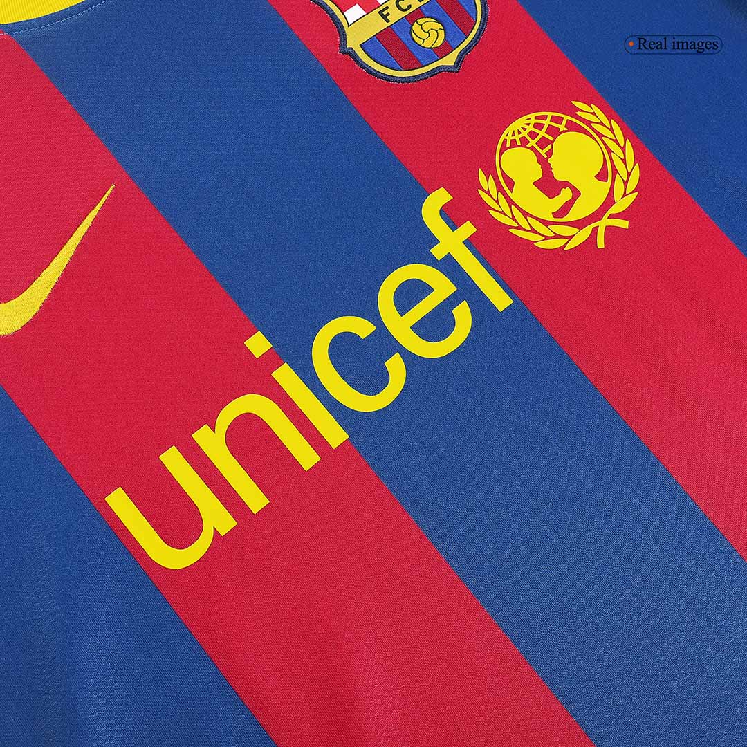 Barcelona 2010/11 Retro Home Soccer Jersey