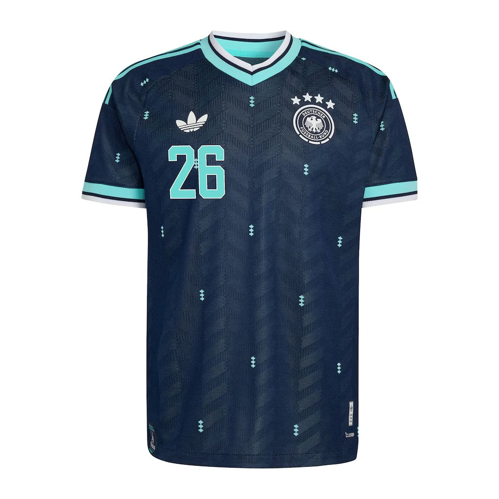 Maillot domicile de football KIMMICH n°6, version joueur Allemagne, Coupe du Monde 2026