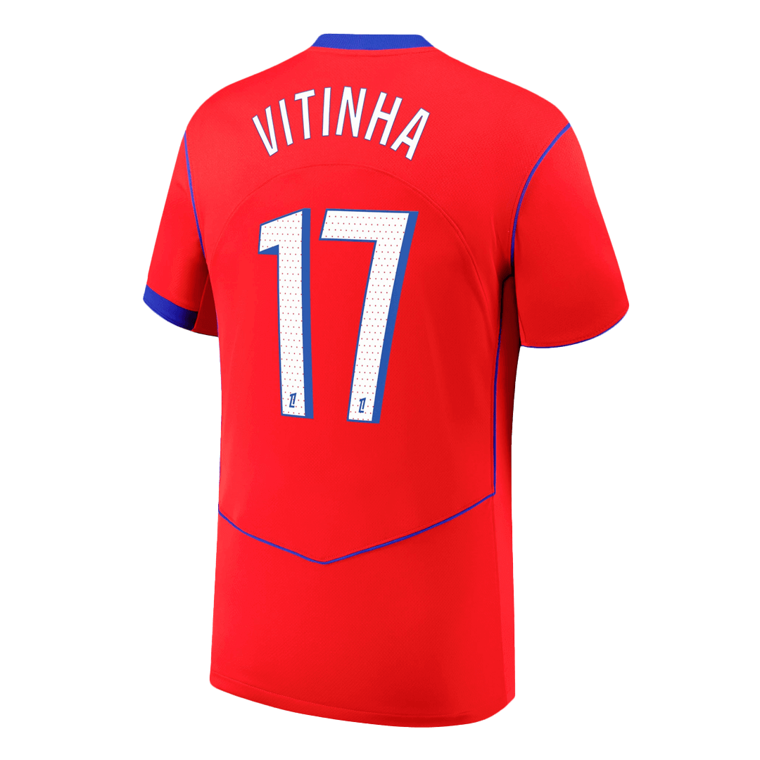VITINHA #17 PSG Third Away Soccer Jersey 2025-26