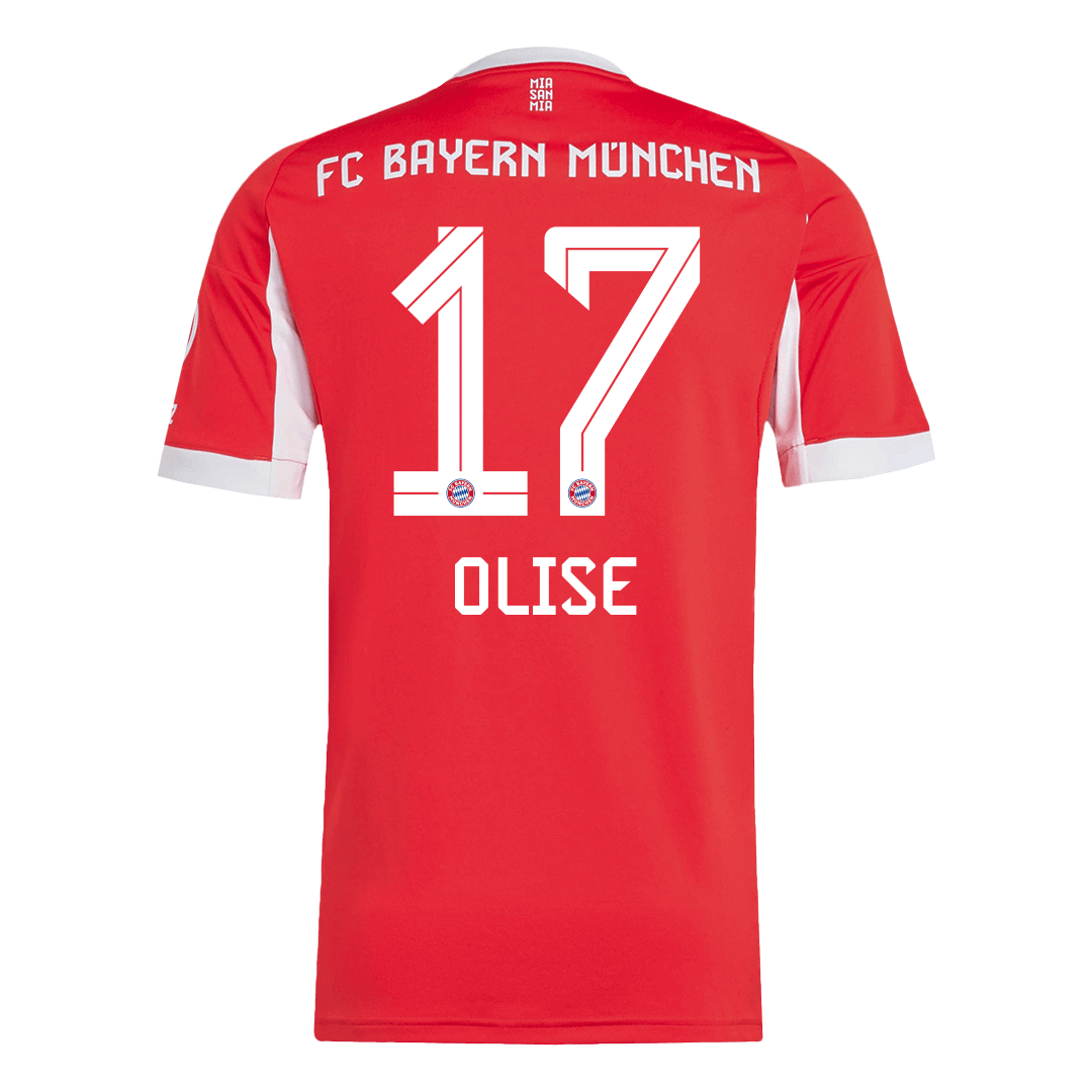 OLISE #17 Bayern Munich Home Soccer Jersey 2025/26