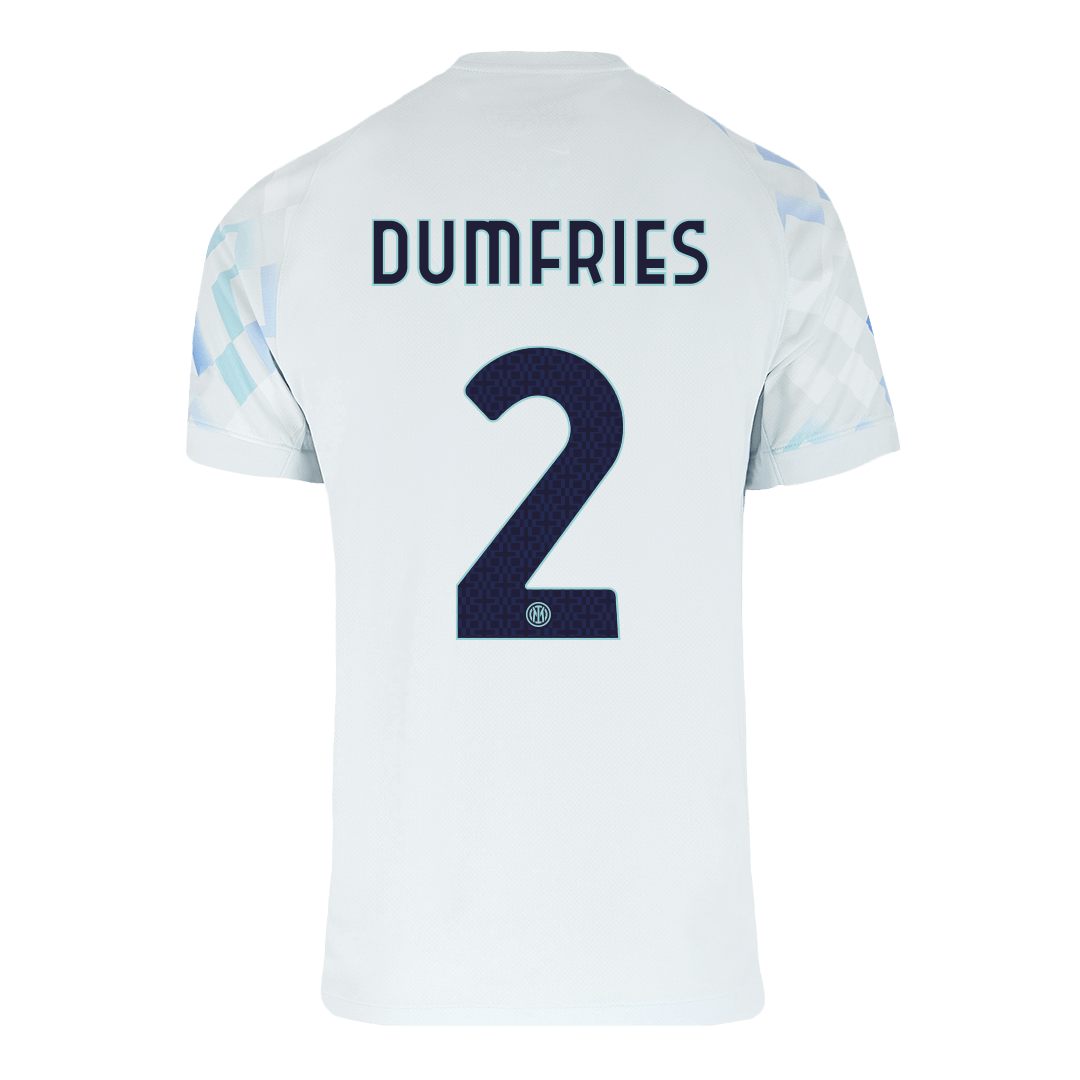 DUMFRIES #2 Inter Milan Away Soccer Jersey 2025/26