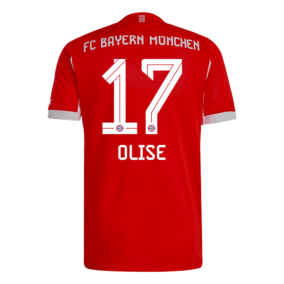 OLISE #17 Bayern Munich Home Player Version Soccer Jersey 2025/26