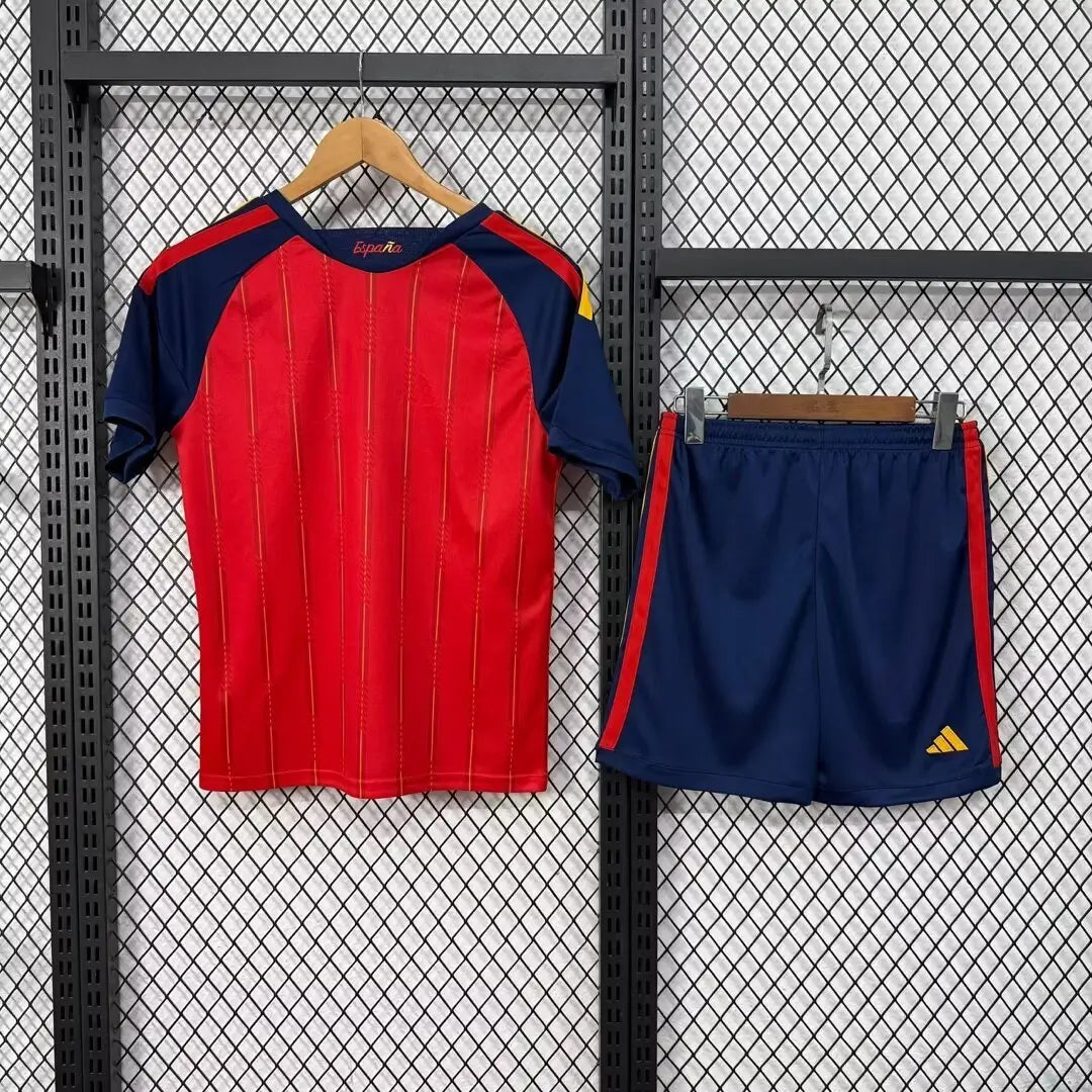 Kit de football domicile Espagne - Maillot + Short Coupe du Monde 2026
