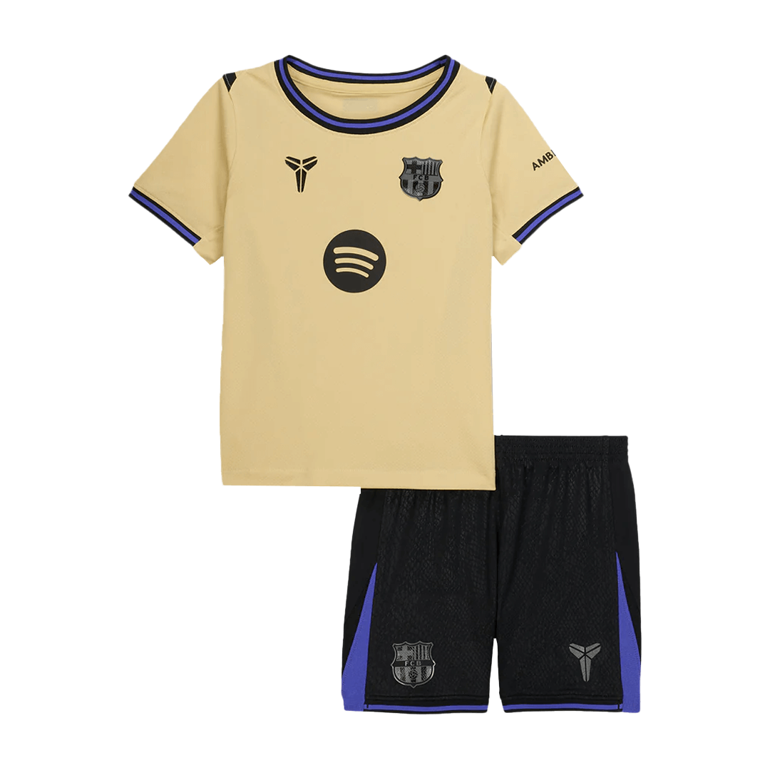Kid's Barcelona Away Kit - Jersey+Shorts 2025/26