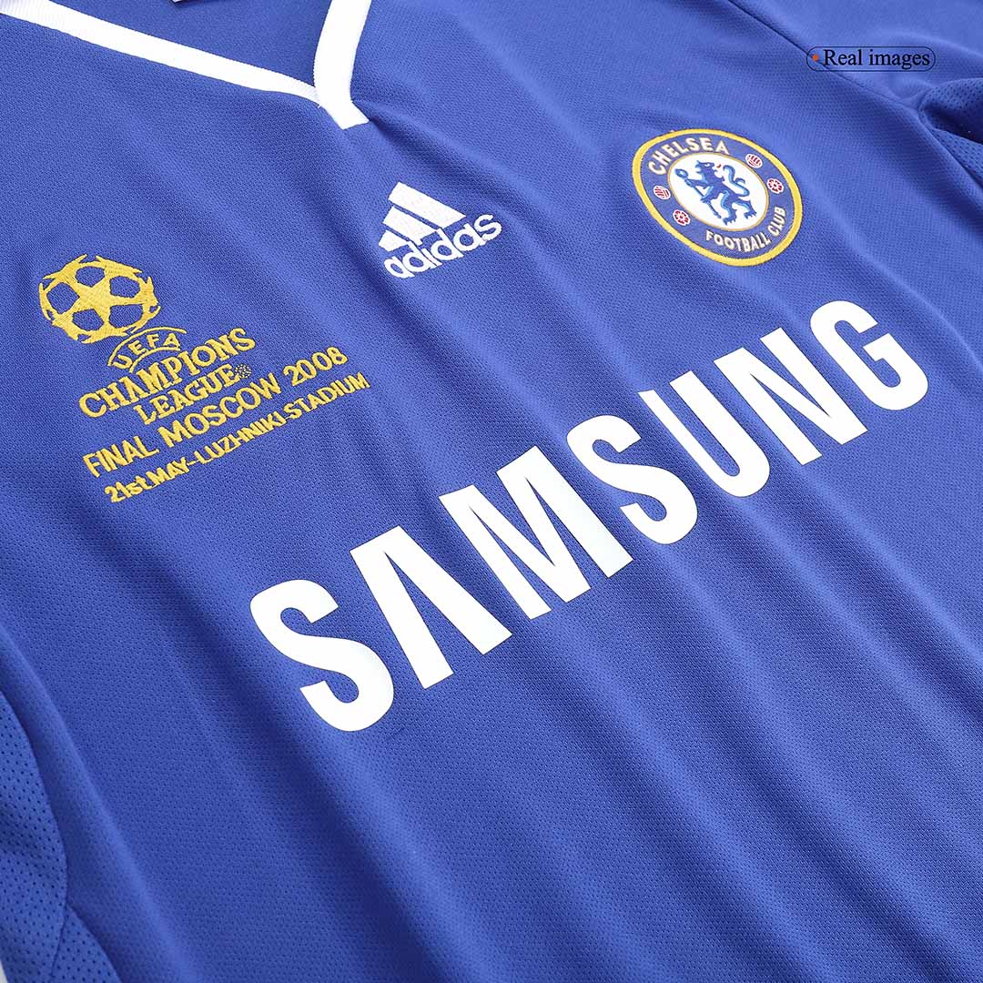 Chelsea 2008 UCL Final Home Retro Soccer Jersey