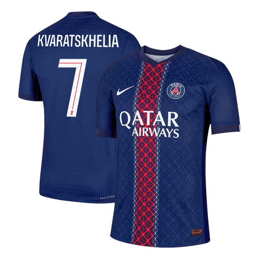 KVARATSKHELIA #7 PSG Home Player Version Soccer Jersey 2025/26