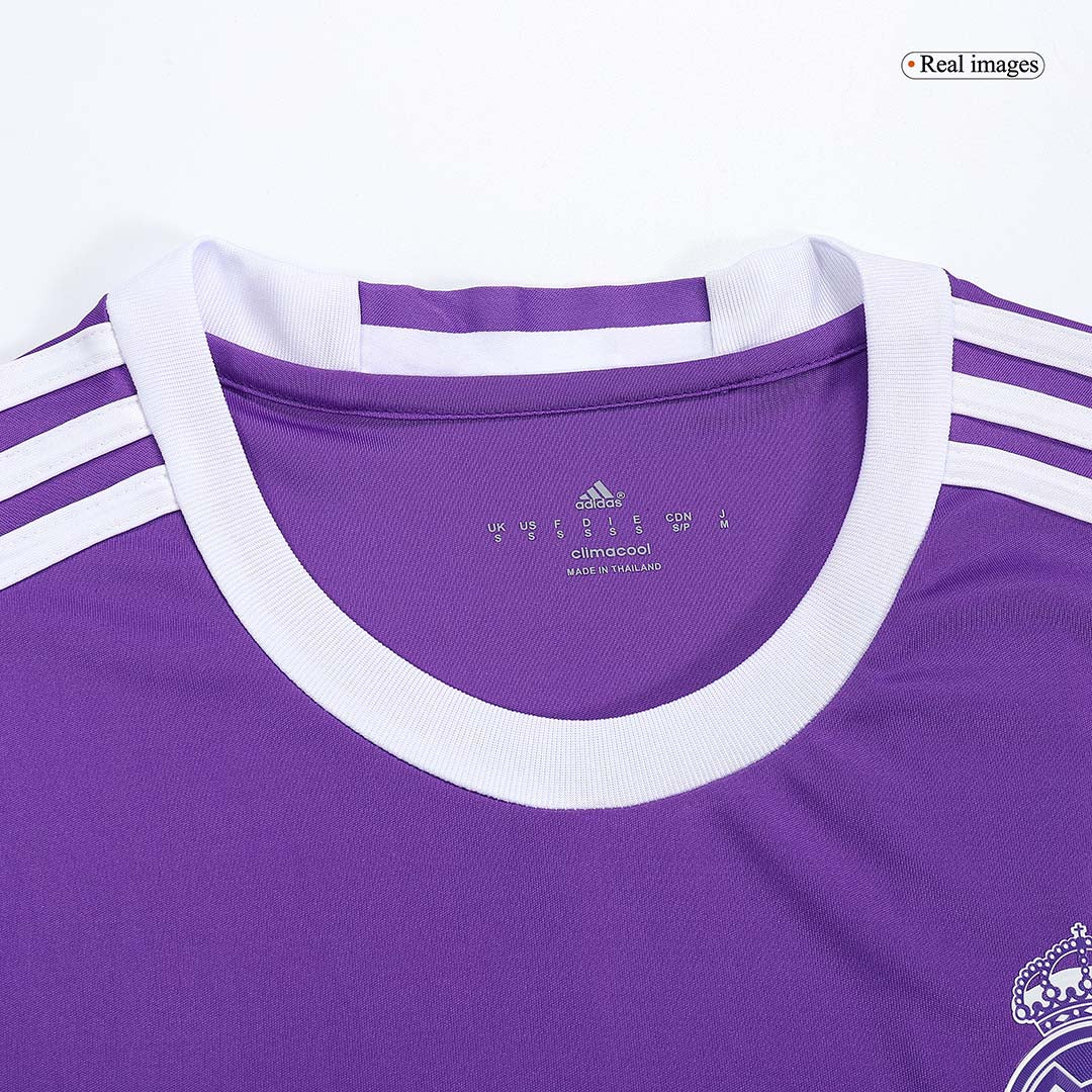 Real Madrid 2016/17 Away Long Sleeve Retro Soccer Jersey