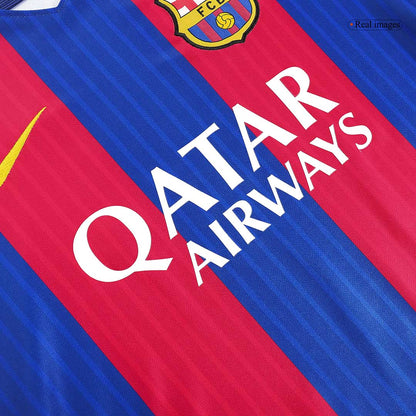 Barcelona 2016/17 Retro Home Soccer Jersey