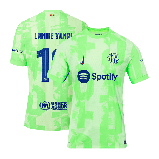 LAMINE YAMAL #19 Barcelona Third Away Player Version Soccer Jersey 2024/25 - UCL