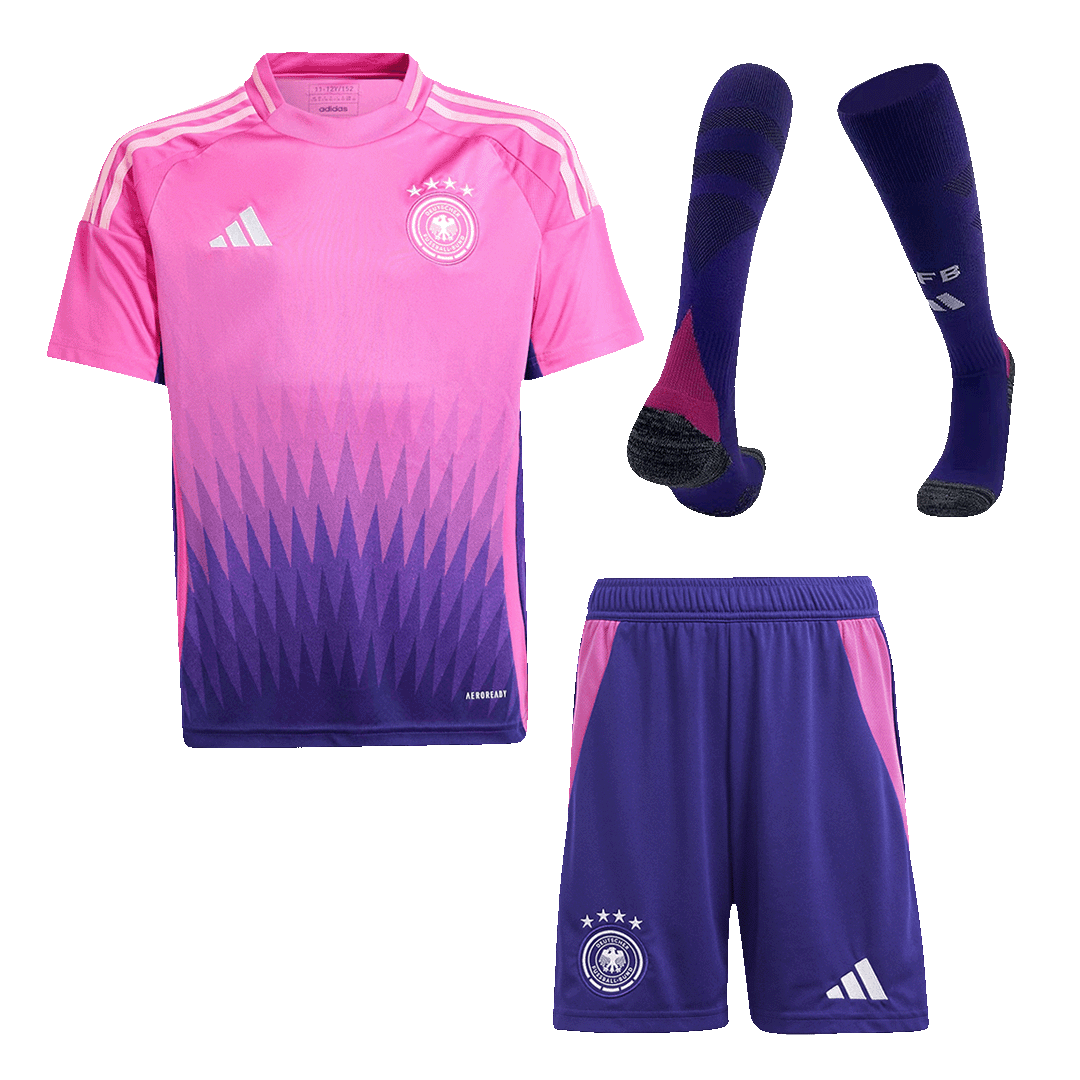 Germany Kid's Away Football Jersey Kit (Jersey+Shorts+Socks) Euro 2024