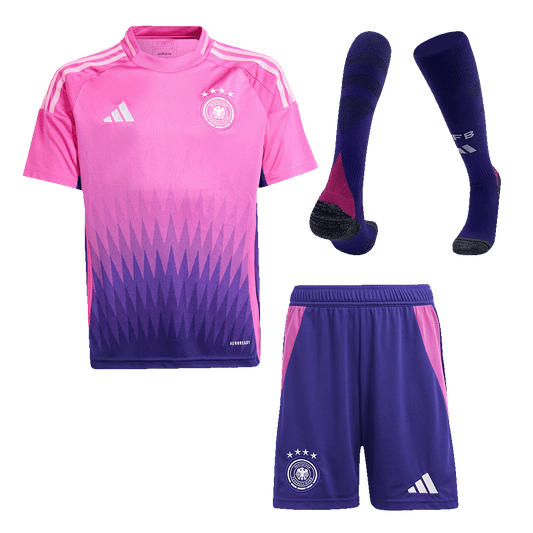 Germany Kid's Away Football Jersey Kit (Jersey+Shorts+Socks) Euro 2024