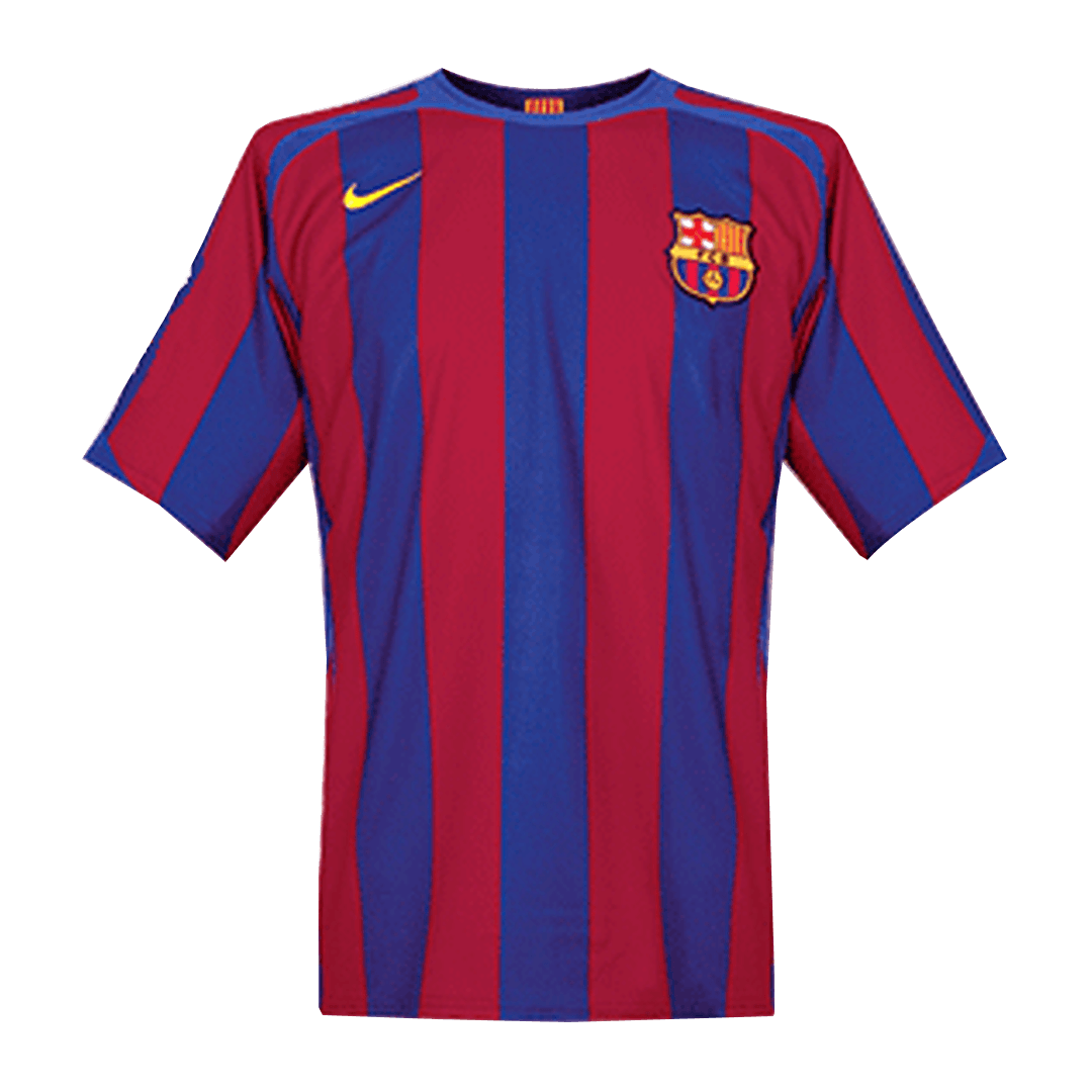 Barcelona 2005/06 Retro Home Soccer Jersey - UCL