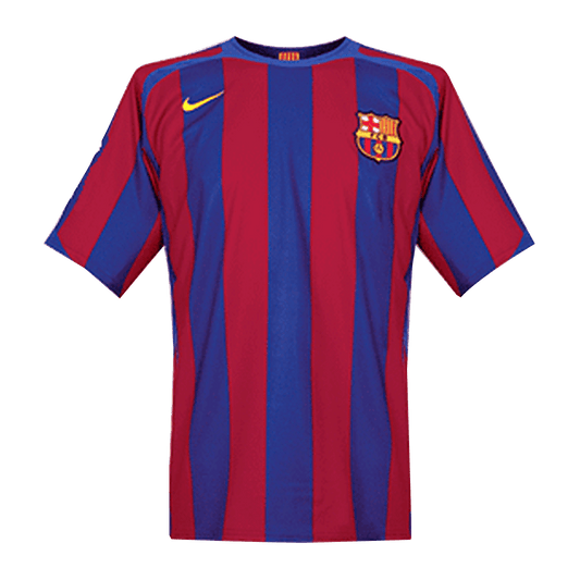 Barcelona 2005/06 Retro Home Soccer Jersey - UCL