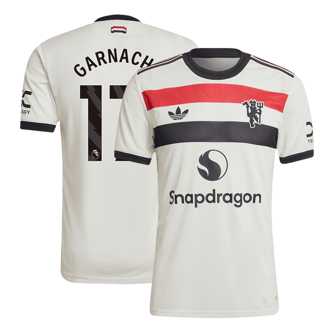 GARNACHO #17 Manchester United Third Away Player Version Soccer Jersey 2024/25