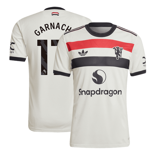GARNACHO #17 Manchester United Third Away Player Version Soccer Jersey 2024/25
