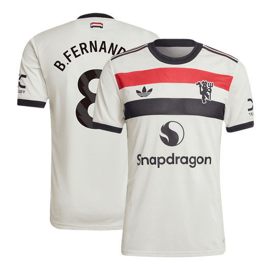 B.FERNANDES #8 Manchester United Third Away Player Version Soccer Jersey 2024/25