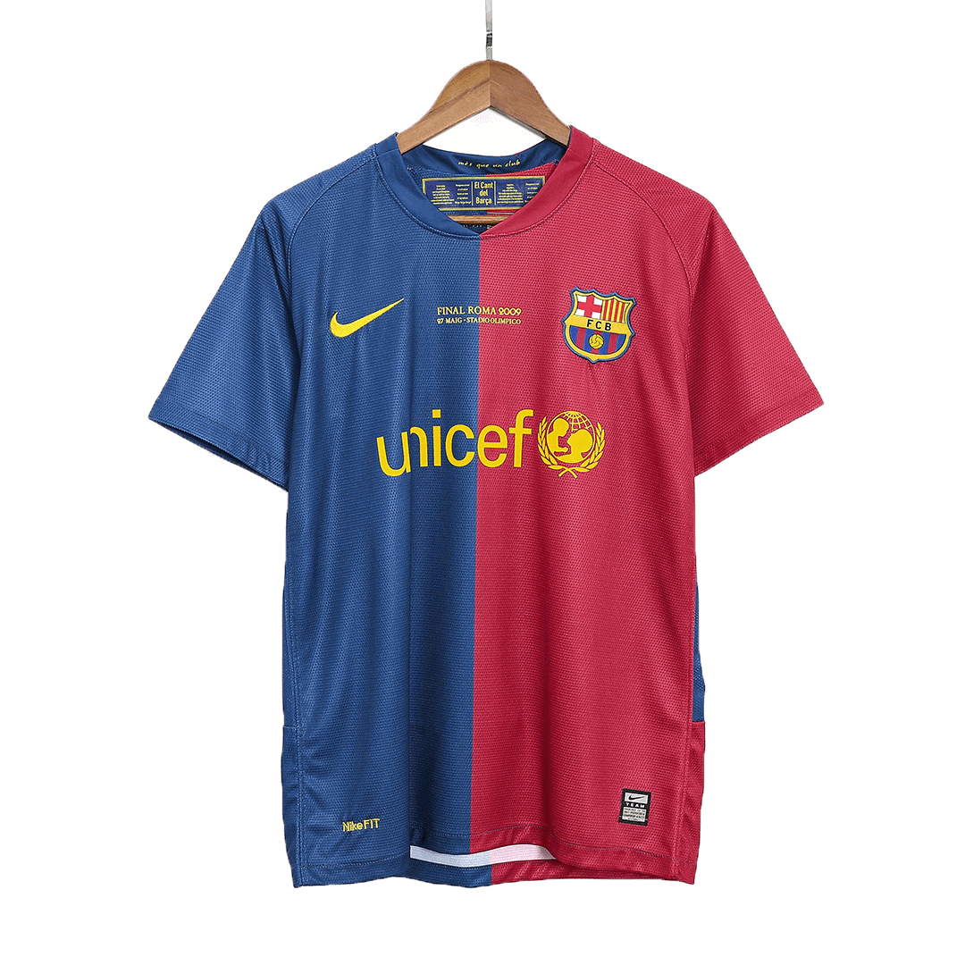 Barcelona MESSI #10 2008/09 Retro Home Soccer Jersey - UCL