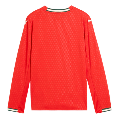 Portugal Home Long Sleeve Football Jersey 2025 Red