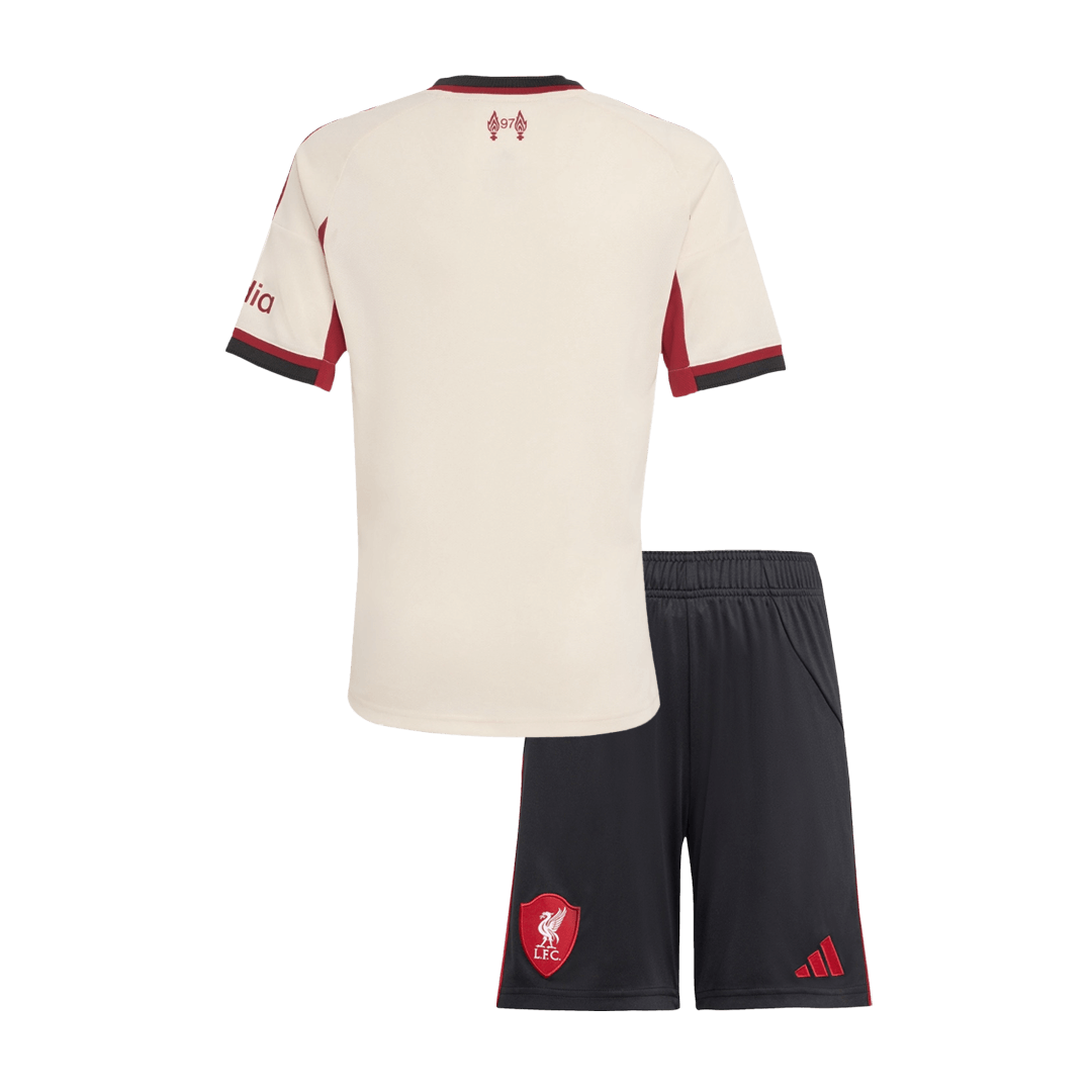 Liverpool Kid's Away Kit - Jersey+Shorts 2025/26