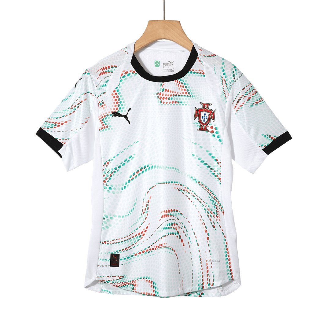 RONALDO #7 Portugal Away Player Version Football Jersey 2025 White