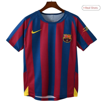 Barcelona MESSI #30 2005/06 Retro Home Soccer Jersey - UCL Final