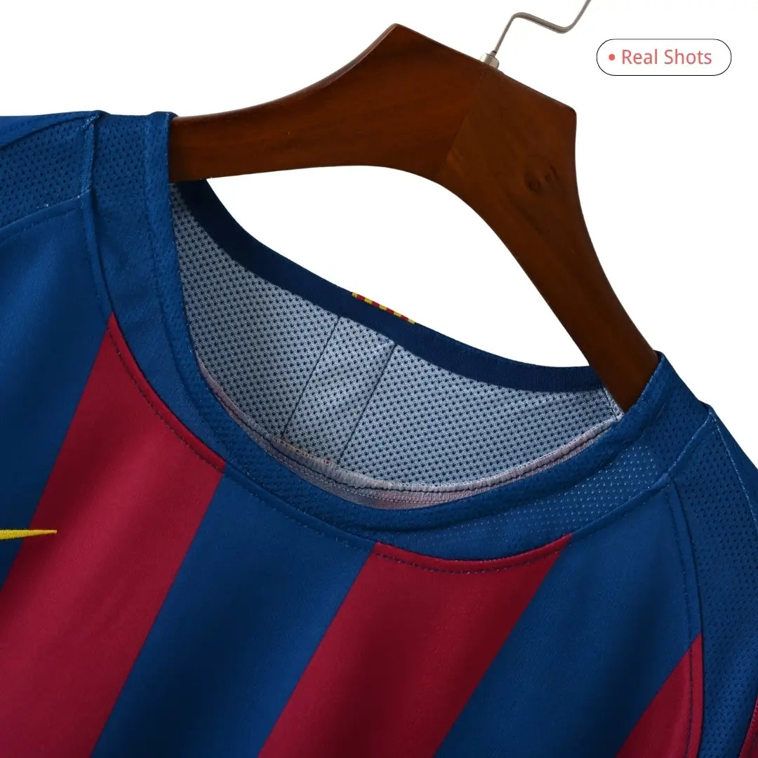 Barcelona MESSI #30 2005/06 Retro Home Soccer Jersey - UCL Final
