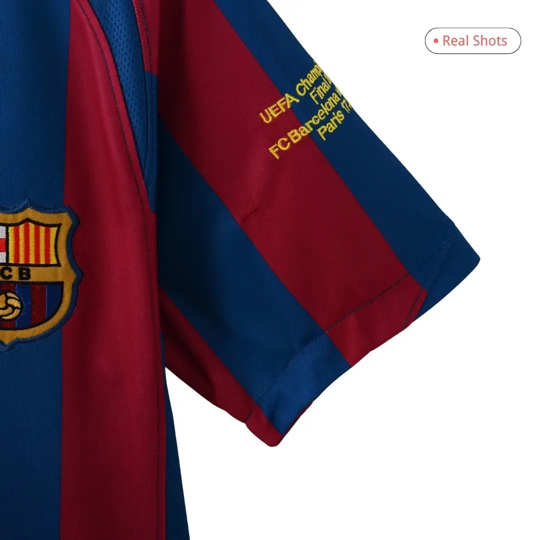 Barcelona MESSI #30 2005/06 Retro Home Soccer Jersey - UCL Final