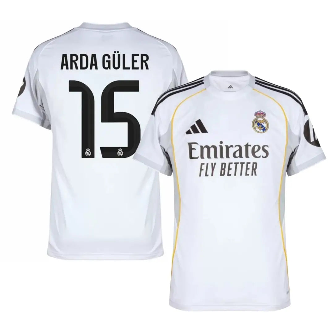 ARDA GÜLER #15 Maillot domicile Real Madrid 2025/26