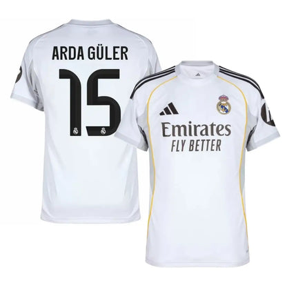 ARDA GÜLER #15 Maillot domicile Real Madrid 2025/26