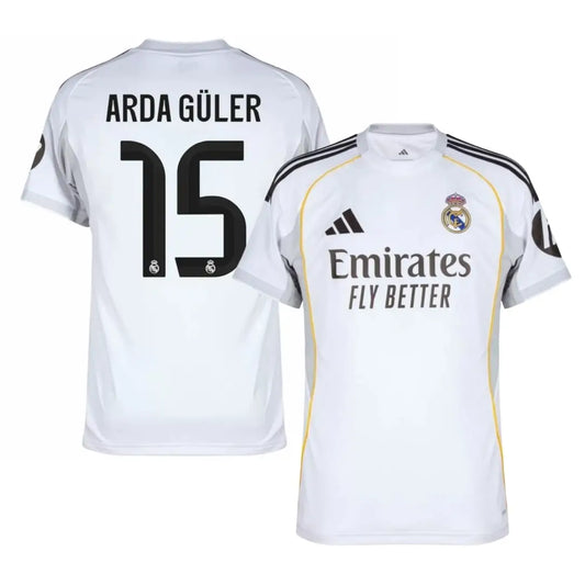 Camiseta ARDA GÜLER #15 Real Madrid Primera 2025/26