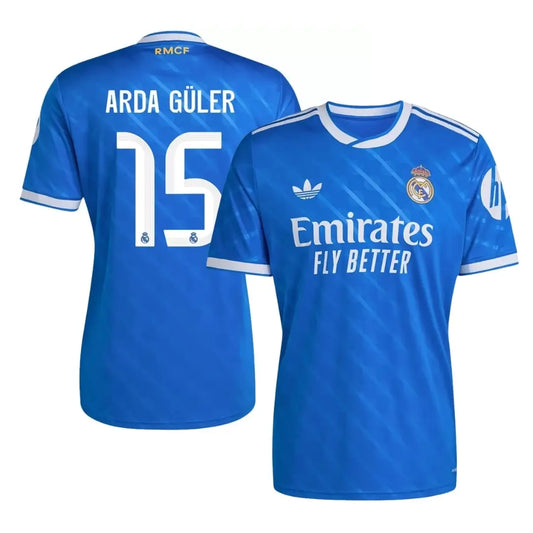 ARDA GÜLER #15 Maillot Troisième Extérieur du Real Madrid 2025/26