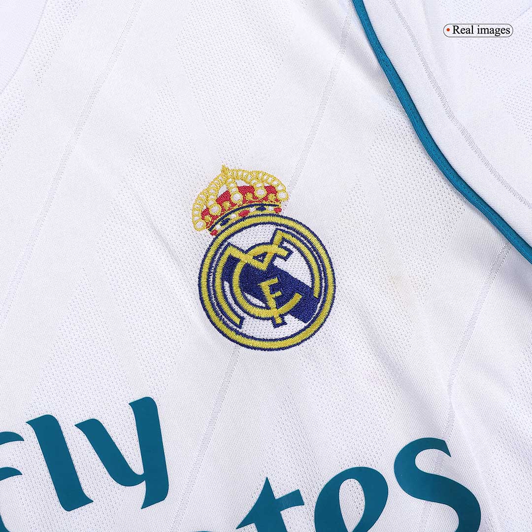 SERGIO RAMOS #4 Retro 2017/18 Real Madrid Home Soccer Jersey