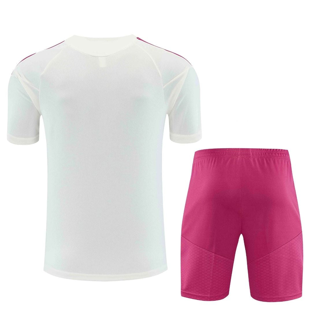 Real Madrid Training Soccer Kit - Jersey + Shorts 2026/27 Beige